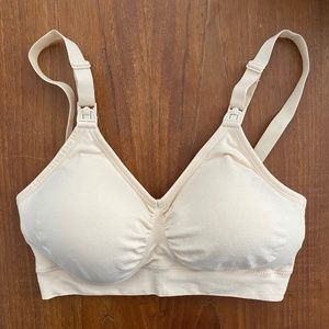 Medela t-shirt nursing bra - nude M